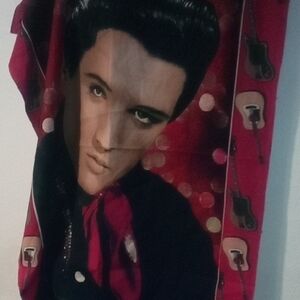 Elvis Presley Red and Black Wall Hanging